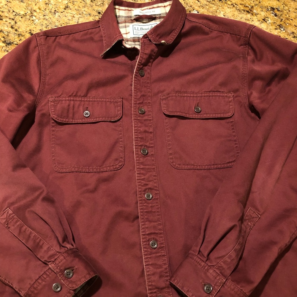 LL Bean Hurricane Cloth Shirt